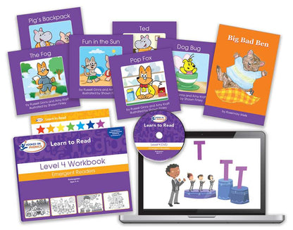 Hooked on Phonics Learn to Read - Level 4 by: Paperback; 82 pages / English