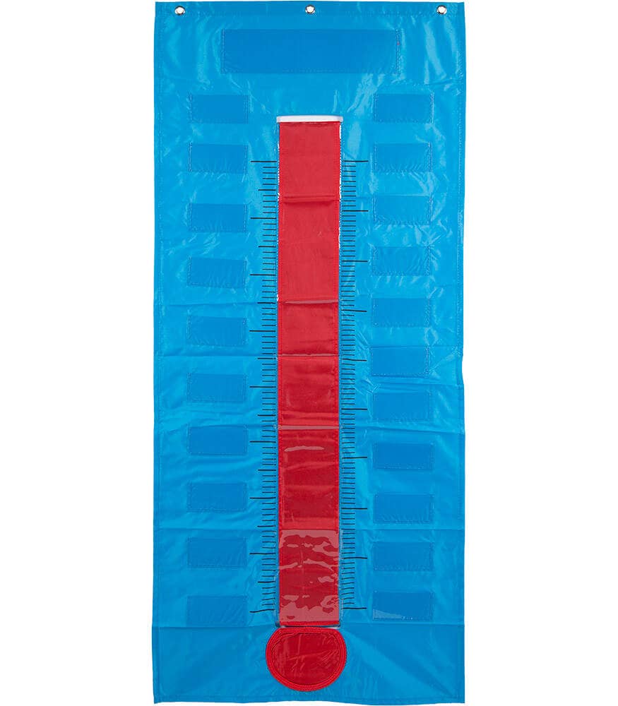 Carson Dellosa Education - Thermometer/Goal Gauge Pocket Chart