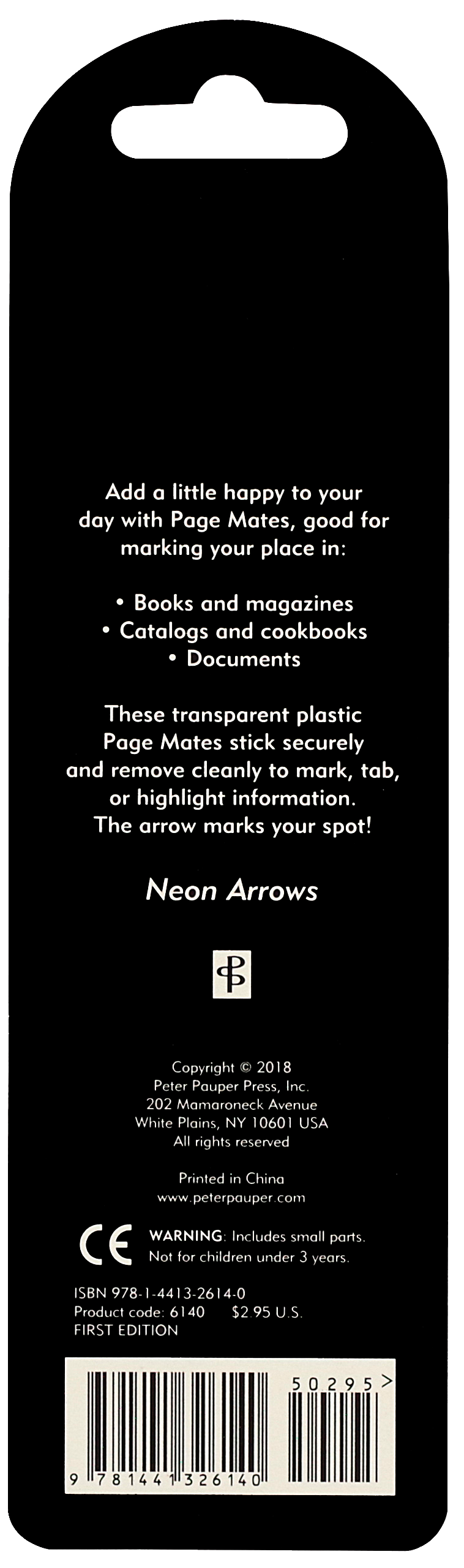 Peter Pauper Press - Neon Arrows Page Mates
