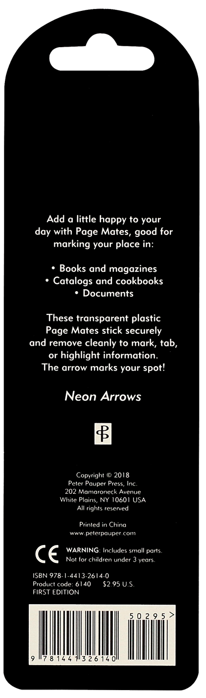 Peter Pauper Press - Neon Arrows Page Mates