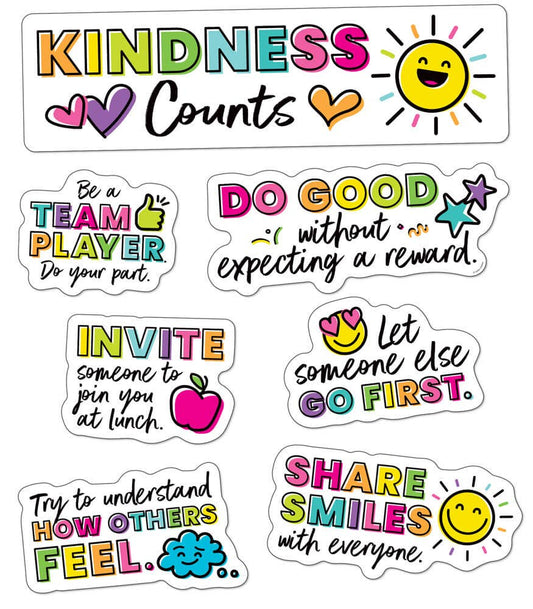 Carson Dellosa Education - Kind Vibes Kindness Counts Mini Bulletin Board Set