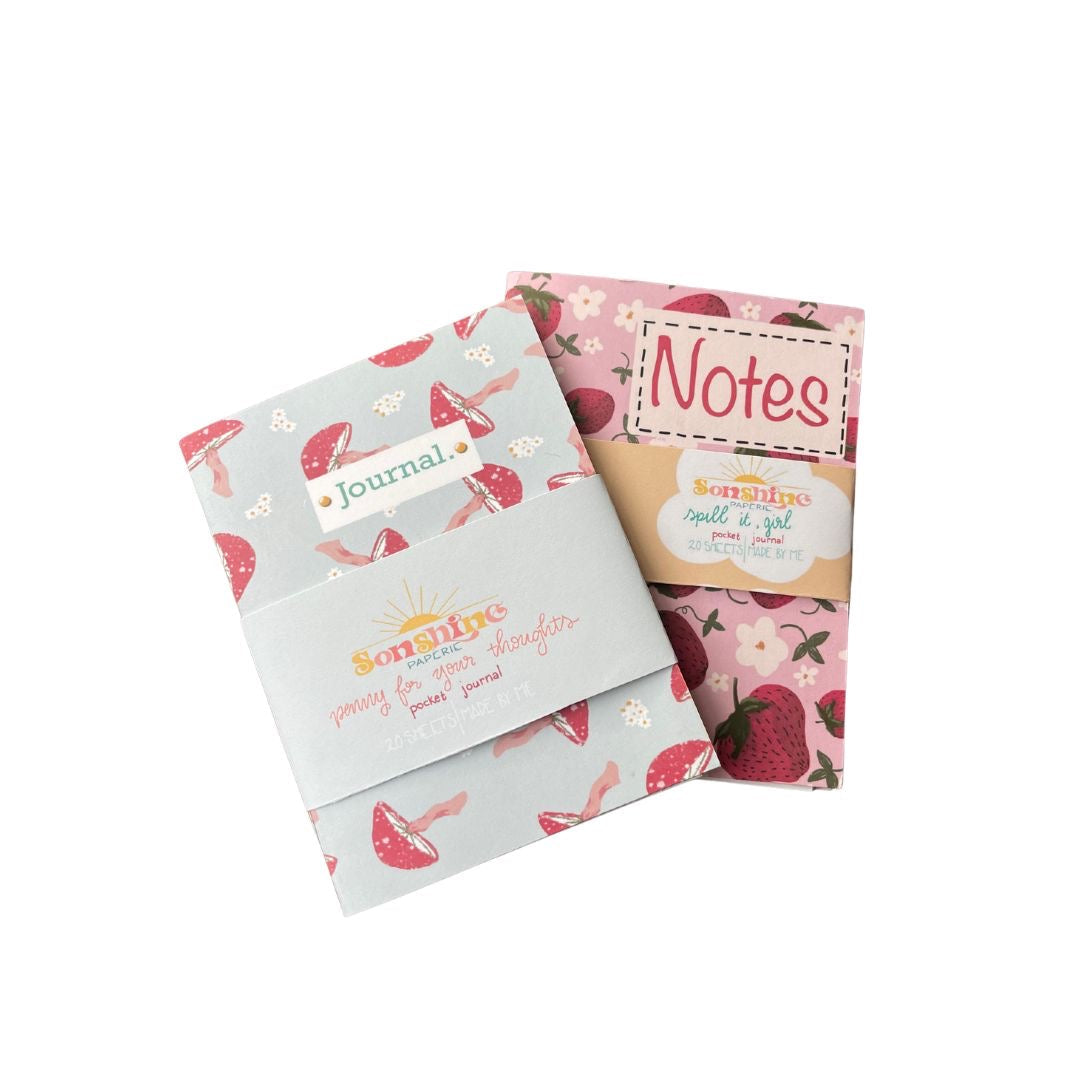 Sweet Little Strawberry Journal