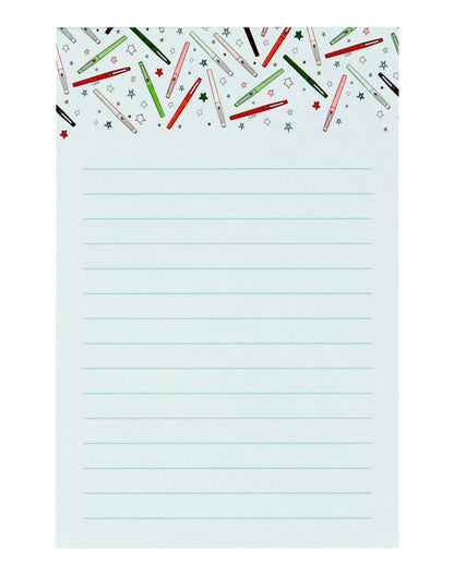 Holiday Flair Pens Notepad