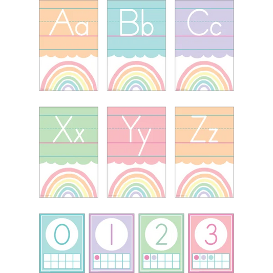 Pastel Pop Alphabet Bulletin Board
