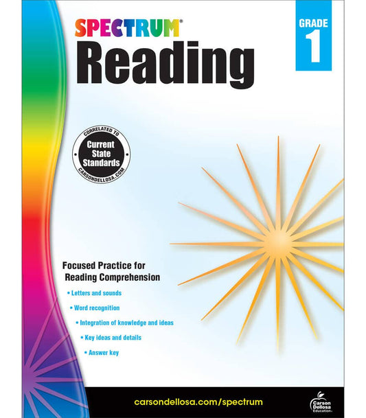 Carson Dellosa Education - Spectrum Reading Workbook, Grade 1