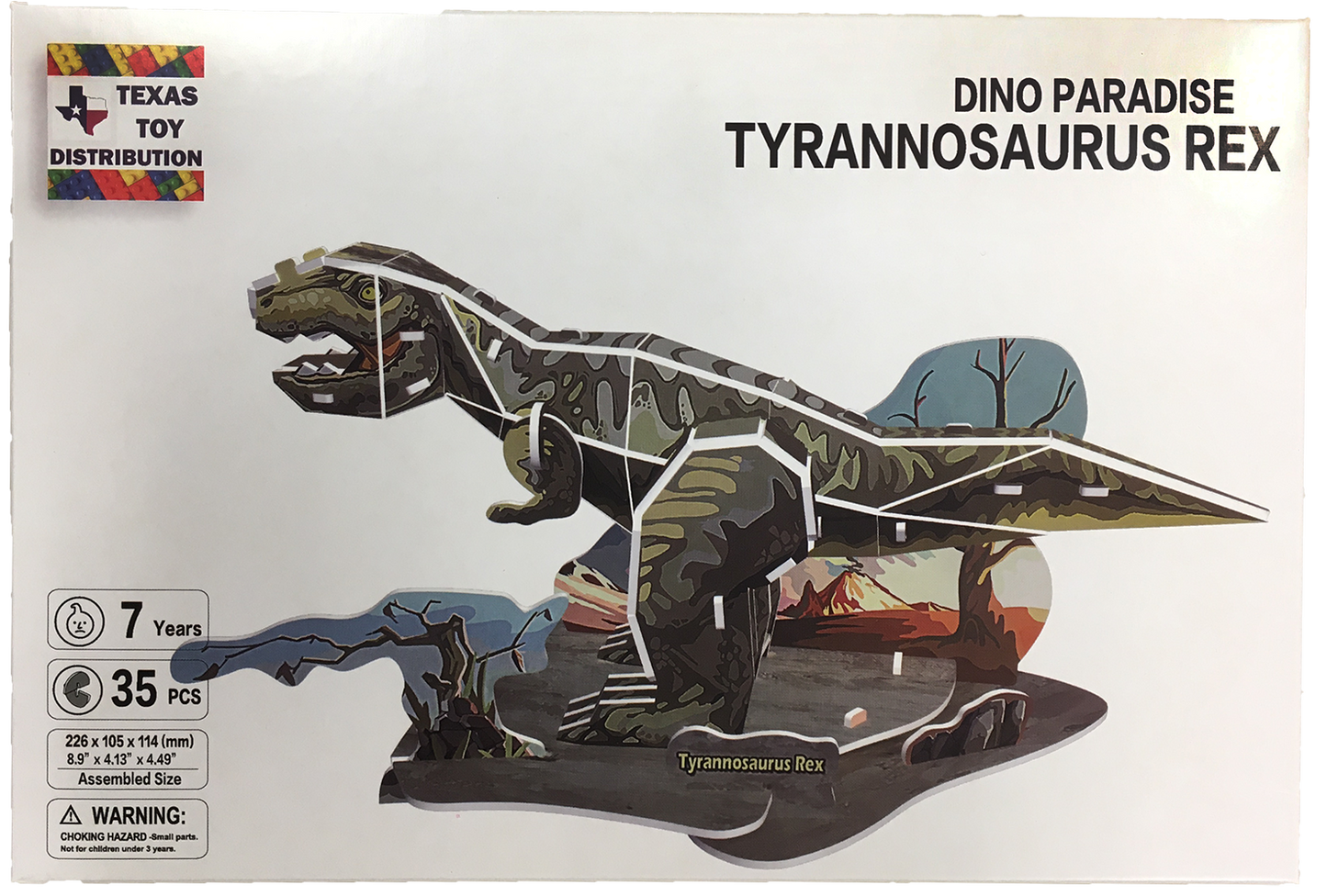 Dinosaur 3D Puzzles EPS Foam Puzzle Sets, Six Types - Random