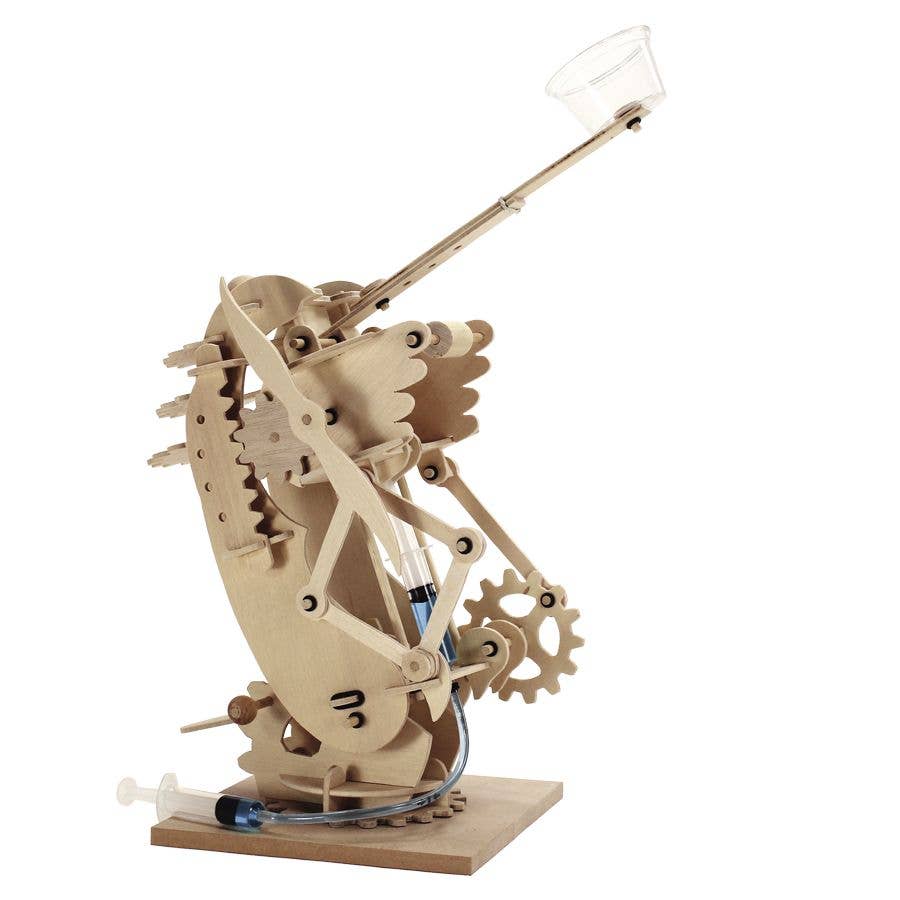 Flinger Bot Wooden Engineering Model Building Kit