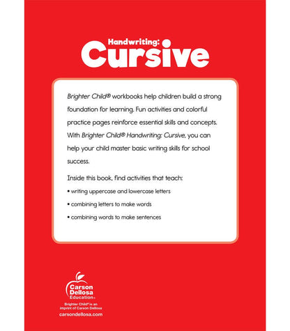 Carson Dellosa Education - Handwriting: Cursive Workbook