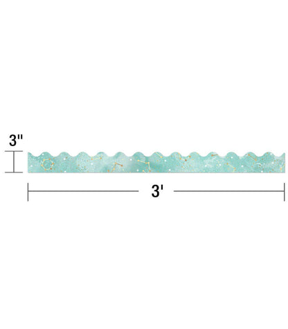 Galaxy Constellations Scalloped Bulletin Board Borders