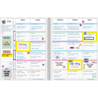 Cool for School Teacher Plan Book