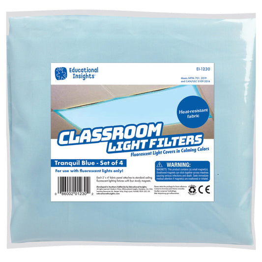CLASSROOM MOOD FILTERS 4/SET TRANQUIL BLUE