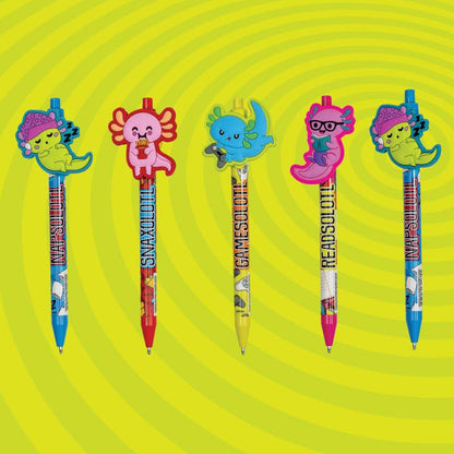 AXOLOTL CHARACTER CLIP PEN  12/TUB