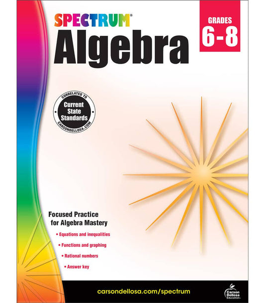 Carson Dellosa Education - Spectrum Algebra