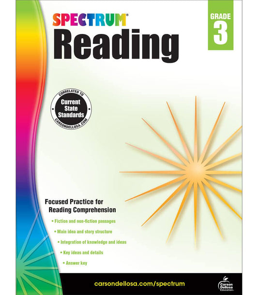 Carson Dellosa Education - Spectrum Reading Workbook, Grade 3