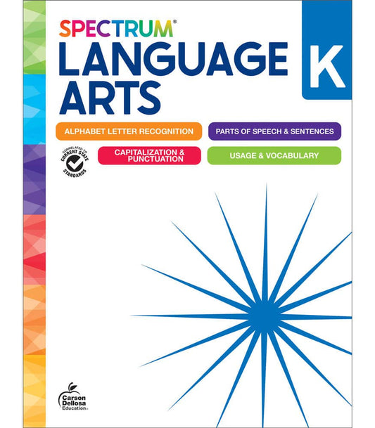 Carson Dellosa Education - Carson Dellosa Spectrum Language Arts Workbook, Grade K