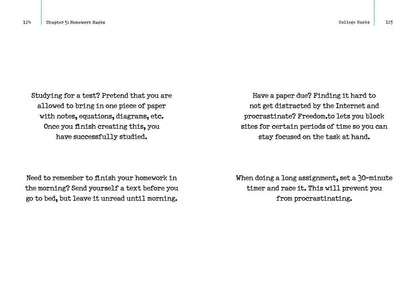 Simon & Schuster - College Hacks: Updated and Expanded by Keith Bradford: Paperback; 304 pages / English