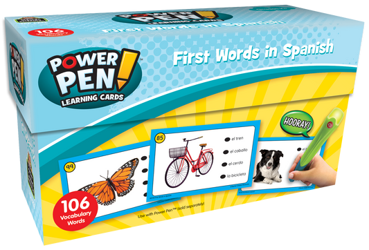 Teacher Created Resources - Power Pen® Learning Cards: First Words in Spanish