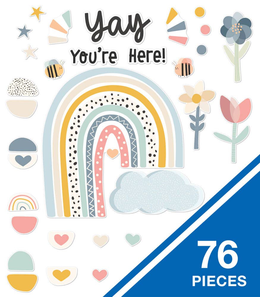 Carson Dellosa Education - We Belong Yay You're Here! Bulletin Board Set