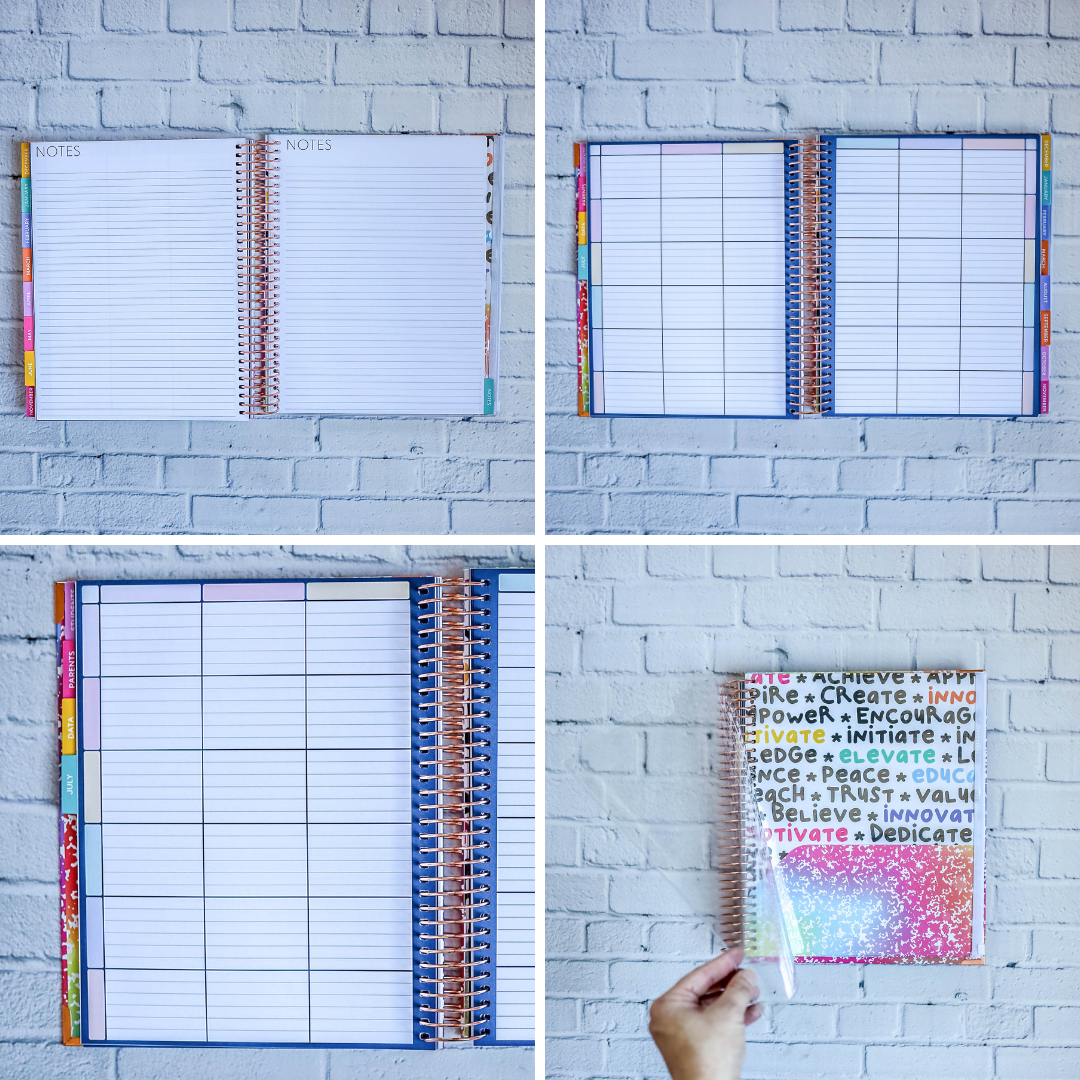 Gimme Stripes - MULTICOLOR Teacher Planner by BERTEAU & Co.