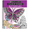 Brain Games - Color by Number: Butterflies