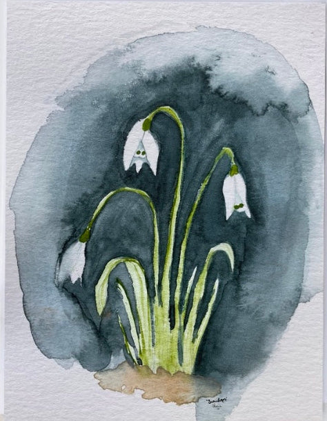 Snowdrops Greeting Card Set