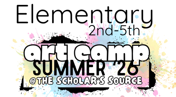 Summer Art Camp - Elementary (Incoming 2nd - 5th grade)