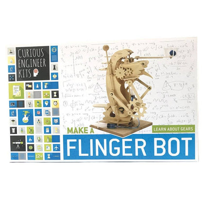 Flinger Bot Wooden Engineering Model Building Kit