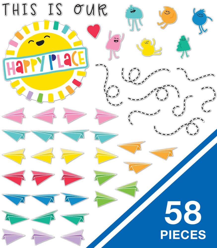 This Is Our Happy Place Bulletin Board Set