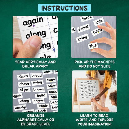 Poetry Tiles Sight Word Magnets Kit - 632 Sight Words