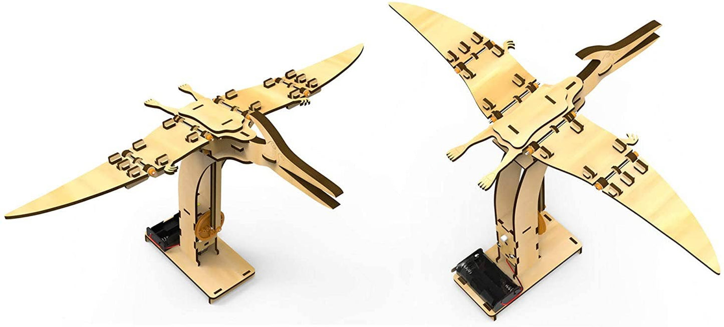 Pterosaur DIY Electric Puzzle Assembly STEM Kit - 82 pcs