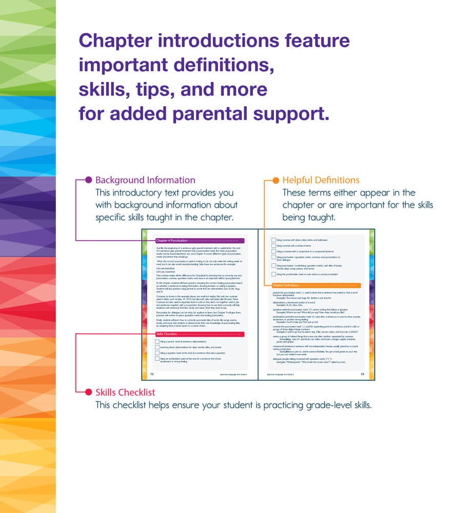 Carson Dellosa Education - Carson Dellosa Spectrum Language Arts Workbook, Grade 3