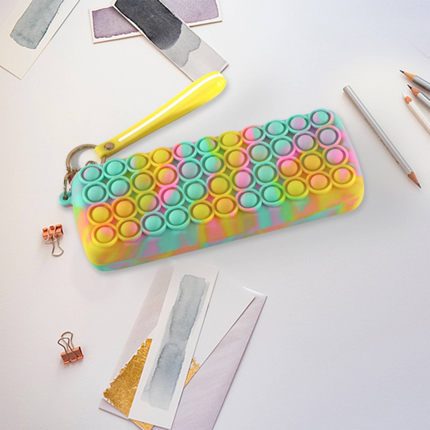 Pencil Case Pop Fidget Kids Toys- Assorted