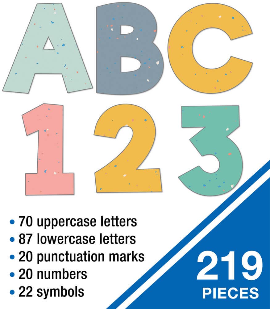 Carson Dellosa Education - We Belong Combo Pack Bulletin Board Letters: 219 Pieces