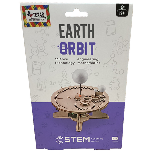Texas Toy Distribution - Earth Orbit DIY STEM Construction Kit, Educational Toy