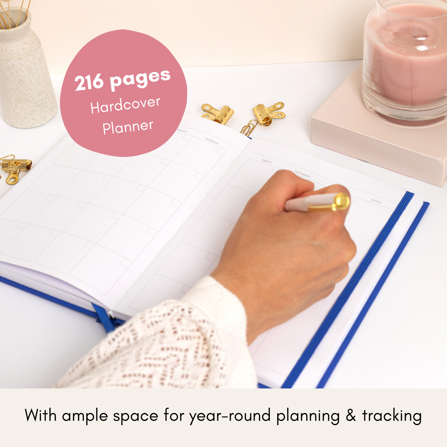 Lamare - Lamare Academic Planner 2024-2025 – Student & College School: Blue