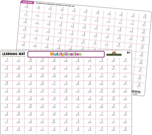 Teacher Created Resources - Multiplication Learning Mat