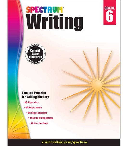 Carson Dellosa Education - Spectrum Writing, Grade 6