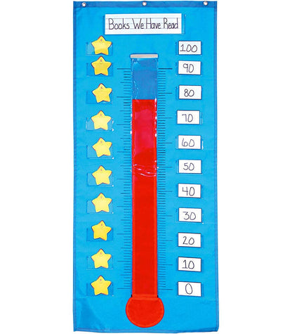 Carson Dellosa Education - Thermometer/Goal Gauge Pocket Chart