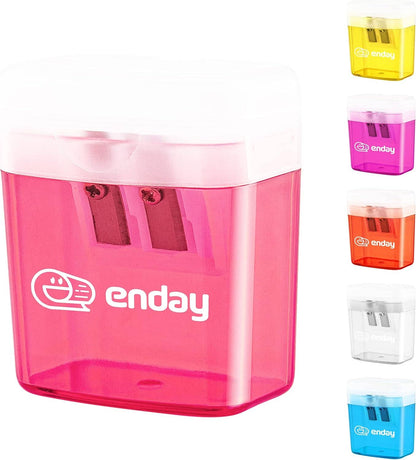 Dual Blade Sharpener W Lid & Receptacle