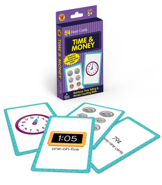 Carson Dellosa Education - Time and Money Flash Cards