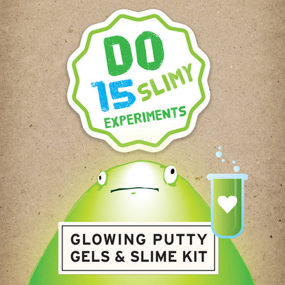 Glowing Putty Gels and Slime Kit | STEM Kit Chemistry Kit