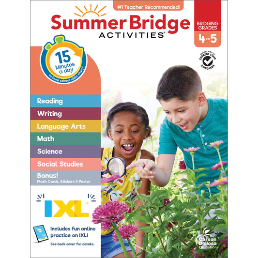 Carson Dellosa Education - Summer Bridge Activities, Grades 4 - 5