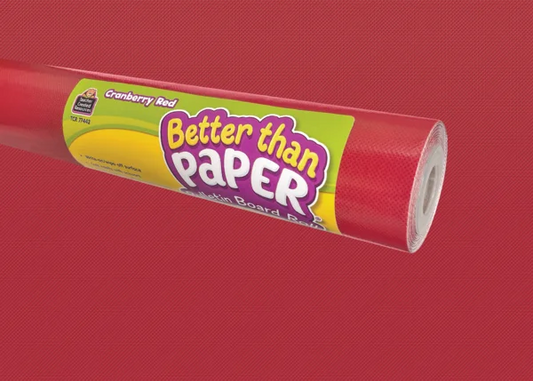 Better Than Paper Bulletin Board Roll - Cranberry Red