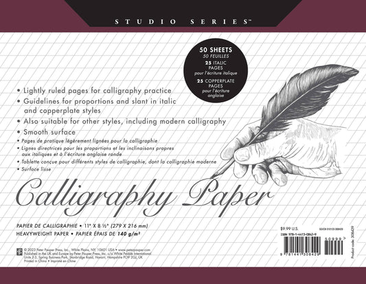Peter Pauper Press - Studio Series Calligraphy Paper Pad
