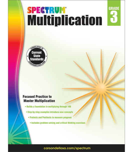 Carson Dellosa Education - Multiplication Workbook, Grade 3