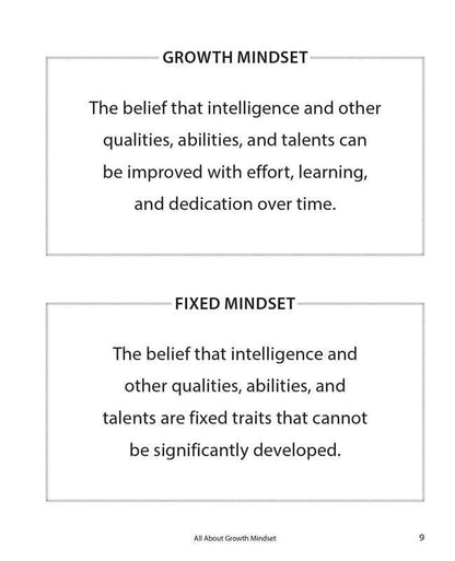 Growth Mindset Classroom-Ready Resource Book by Annie Brock: Paperback; 144 pages / English