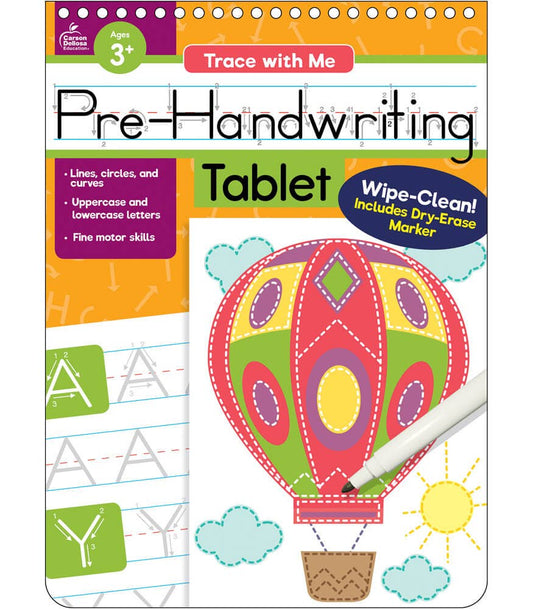 Carson Dellosa Education - Trace with Me Pre-Handwriting Tablet