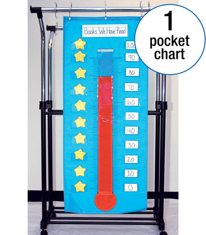 Carson Dellosa Education - Thermometer/Goal Gauge Pocket Chart