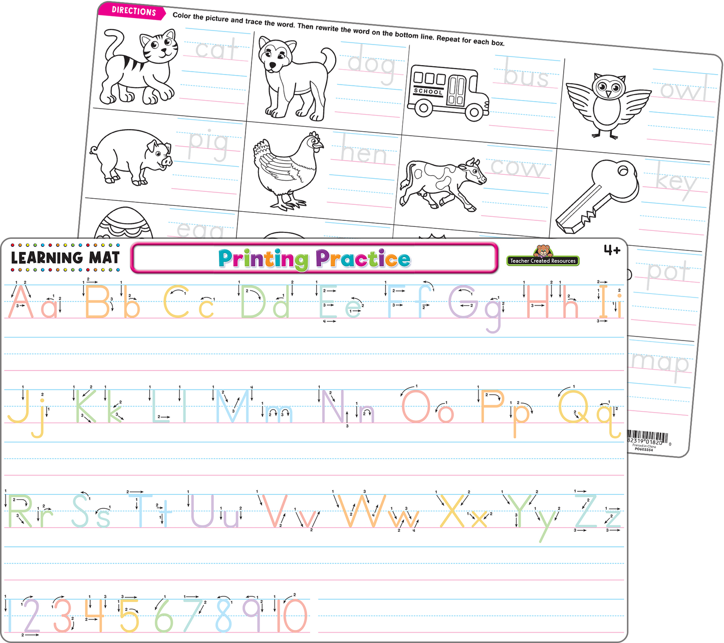 Teacher Created Resources - Printing Practice Learning Mat