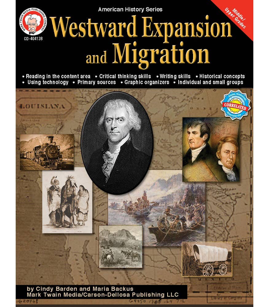 Carson Dellosa Education - Westward Expansion and Migration, Grades 6 - 12